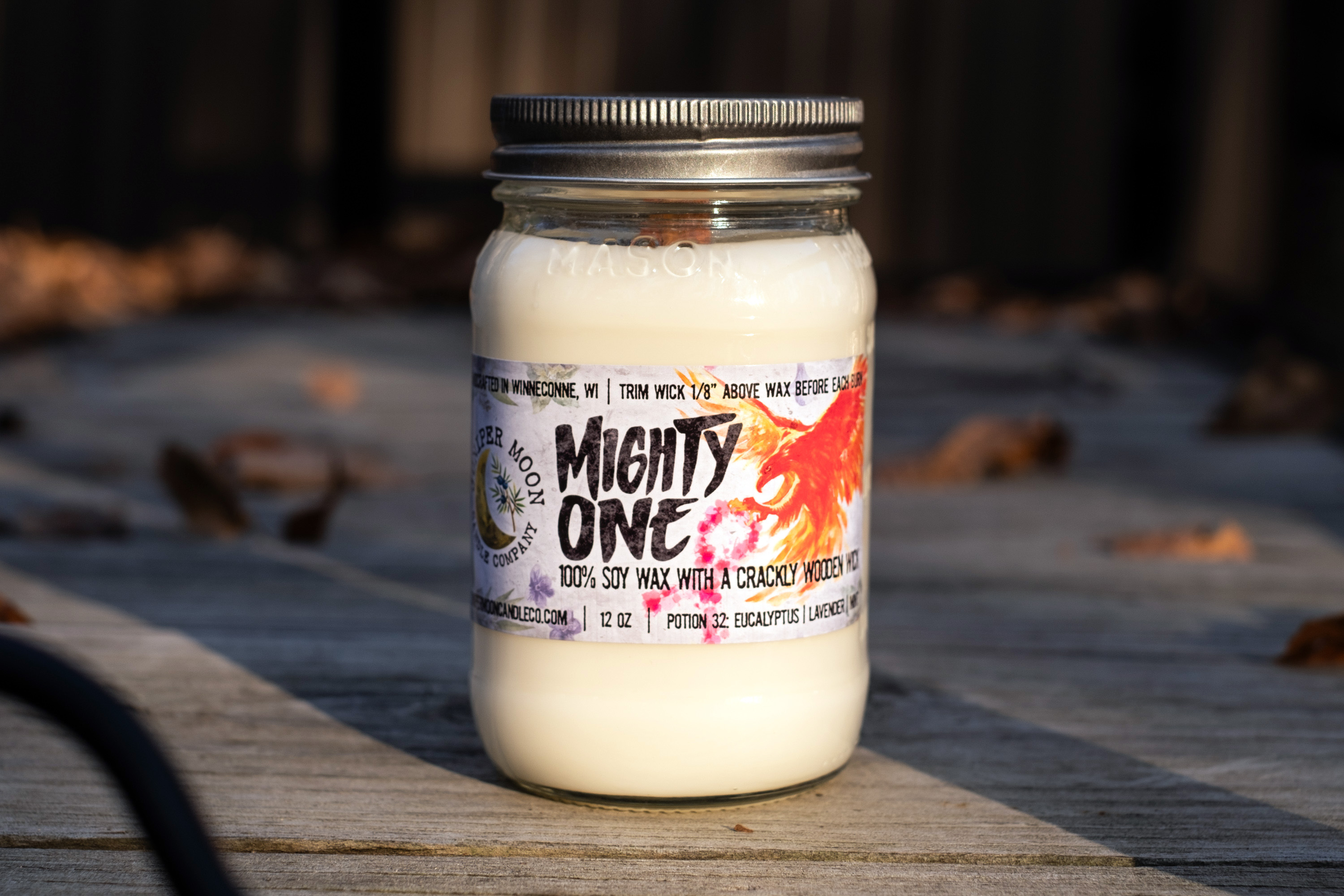 Mighty One - Wooden Wick Soy Candle